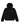 CHAINSTITCH LOGO HOODIE - BLACK